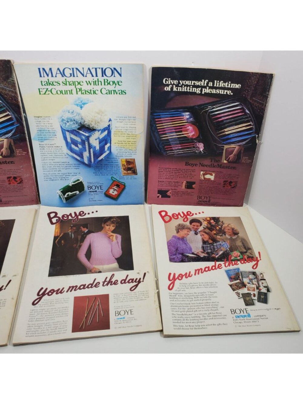 McCalls Needlework Crafts Magazines 6 Lot 1982 Christmas Sewing Knitting 1980s - Picture 7 of 9